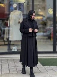 ست کد و دامن کد مخملی 695
