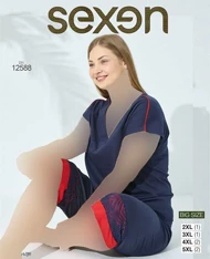 تیشرت شلوارک سایز بزرگ زنانه