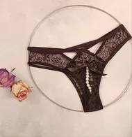 شورت توری مشکی زنجیر دار (فری سایز)