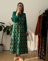 پیراهن مانتویی فرشته