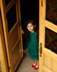 پیراهن دخترانه مدل بهشت(سبز)