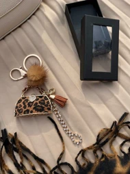 چارم بگ جعبه دار leopard