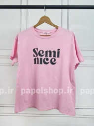 تیشرت یقه گرد semi nice