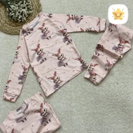 بلوز شلوار دخترانه چاپی خرگوش 2 تا 10 سال