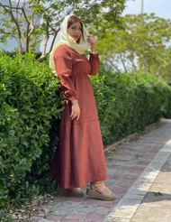 پیراهن پاییزه ماکسی زنانه