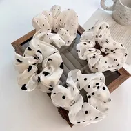 اسکرانچی حریر شیشه‌ای زنانه