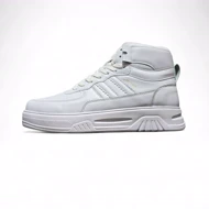 کفش آدیداس ساق‌دار چرمی سفید