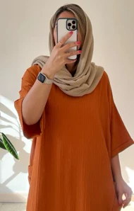 پیراهن مانتویی دلسا 2
