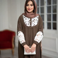 عبا حجاب سایزبزرگ کد 1559 مدل دلوان