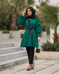 مانتو آستین‌فانوسی زنانه