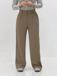 3816-شلوار کرپ واید کد 330