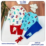 بلوز شلوار نوزادی طرح تدی