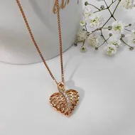 پلاک قلب مشبک نگین‌دار ژوپینگ کد 271