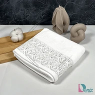 حوله دستی طرح کاریزما رنگ شیری