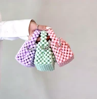 کیف مرواریدی فانتزی دخترانه کد7800