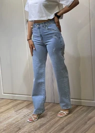 شلوار واید ابی وسط