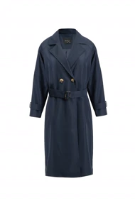 بارانی بلند - 4103 (سرمه ایی)