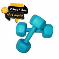 دمبل رادیس فیت مدل RPHF-2500 وزن 2.5 کیلوگرم بسته دو عددی