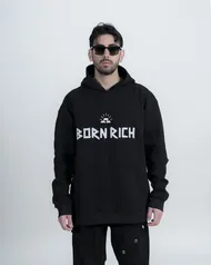 هودی مدل TAPE مشکی برند بورن ریچ bornrich
