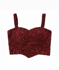 کراپ دانتل قرمز