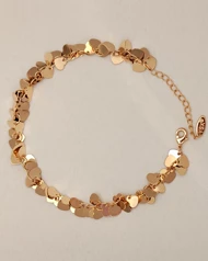 پابند آویز پولکی قلب YSX