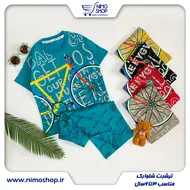 تیشرت شلوارک مدل دوچرخه