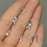 پرسینگ بینی بدون نیاز به سوراخ