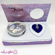 پک گردنبند زنانه مروارید عشق طرح بنفش