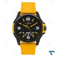 ساعت اسپرت نیوی فورس NF9215 مردانه مشکی زرد NaviForce-7668-G