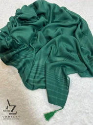 روسری نخی سبز زنانه