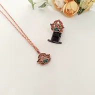 نیم ست مس و فیروزه ثمین