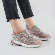 کفش و کتانی اسپرت زنانه و دخترانه مدل نیوبالانس NEW BALANCE رنگ طوسی صورتی