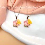 گردنبند ست دونفره باب اسفنجی و پاتریک