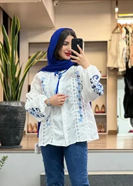 شومیز گلدوزی کد 4032