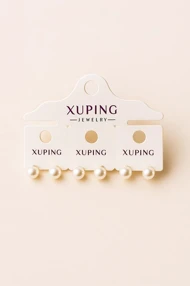 گوشواره میخی مرواریدی زنانه ساده و شیک