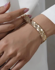 دستبند زنانه فول استیل_کد 100