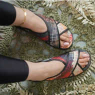 صندل زنانه نازلی مشکی