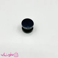 پیرسینگ گوش طرح دایره مشکی قطر 1 سانت