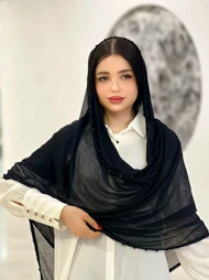 شال مشکی راشل