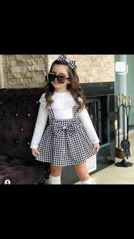 شومیز سارافون شیک بمب لباس دخترانه