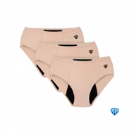 شورت فول‌پد تاپیک بسته 3 عددی کرم مدل لیلیوم