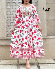 پیراهن کورتای هندی زویا 6095