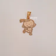 آویز دختر لیزری مات-کد 247