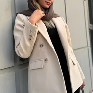پالتو فوتر الیزا استخوانی