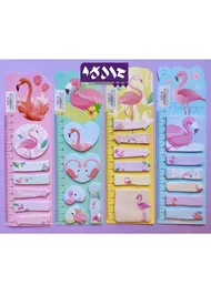 استیک نت و بوک مارک طرح فلامینگو