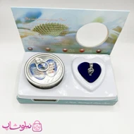 پک گردنبند زنانه مروارید عشق طرح آبی