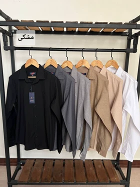 پیراهن ساده آستین بلند پنبه 2475