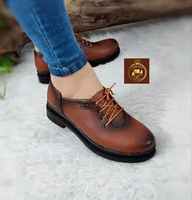 کفش کتانی طبی بندی زنانه اسپرت مدل کلارک