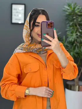 مانتو شومیزی آستین دو دکمه