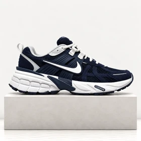 کفش کتانی مردانه و زنانه سرمه ای سفید Nike Cushlon V2K مدل 8359